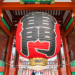 beautiful architecture sensoji temple around asakusa area japan