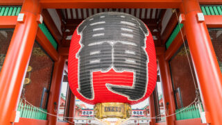 beautiful architecture sensoji temple around asakusa area japan