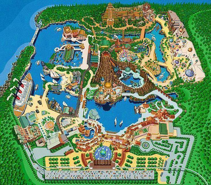 Tokyo DisneySea Map