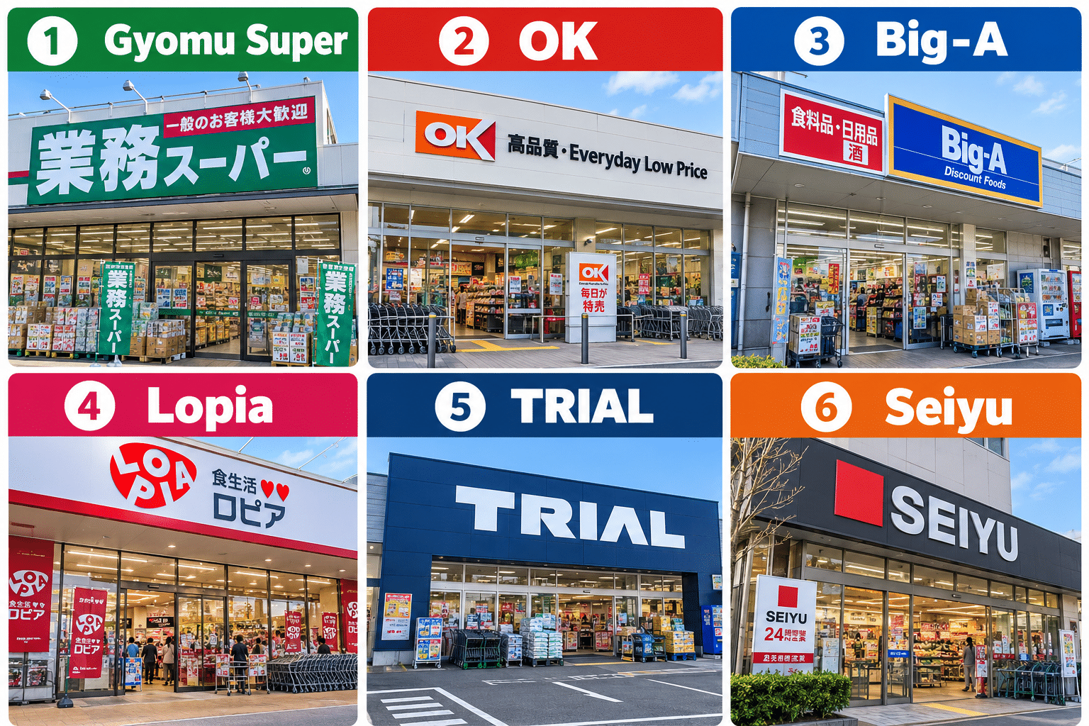 Budget-friendly supermarkets in Japan