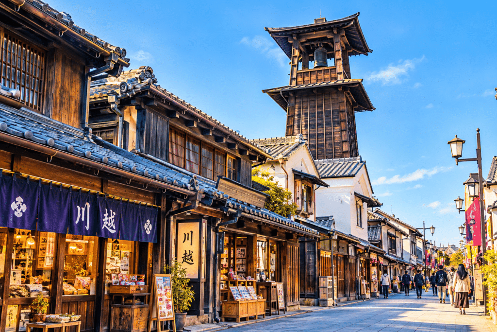 Kurazukuri historic street in Kawagoe Little Edo Japan
