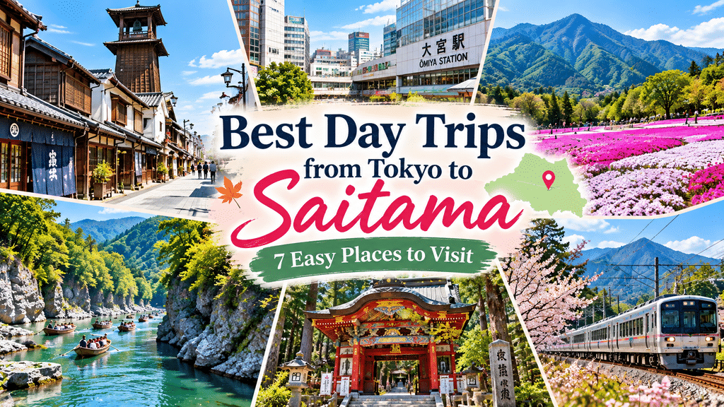 Best day trips from Tokyo to Saitama including Kawagoe Omiya Chichibu and Nagatoro