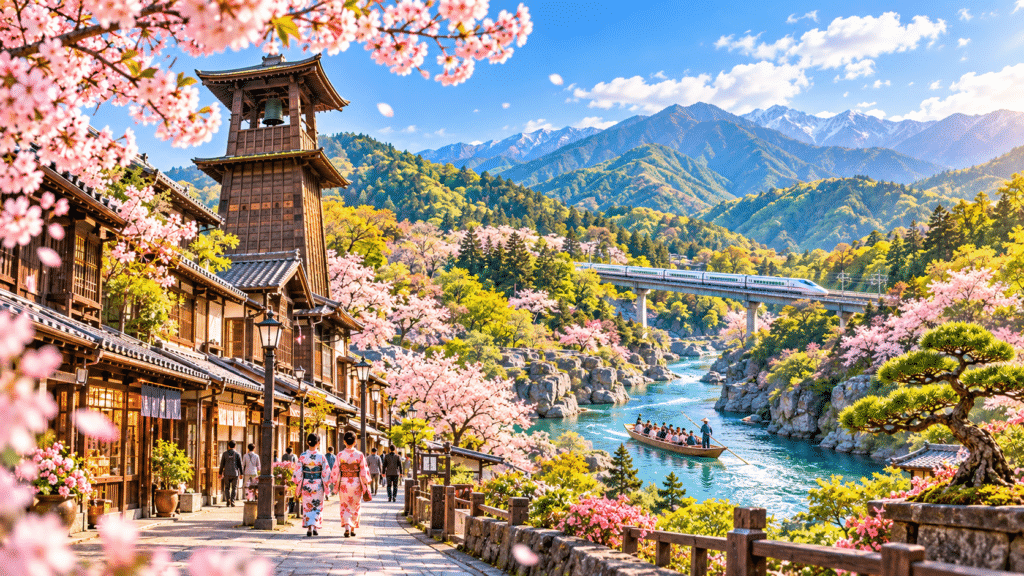 Enjoy the scenery of Nagatoro