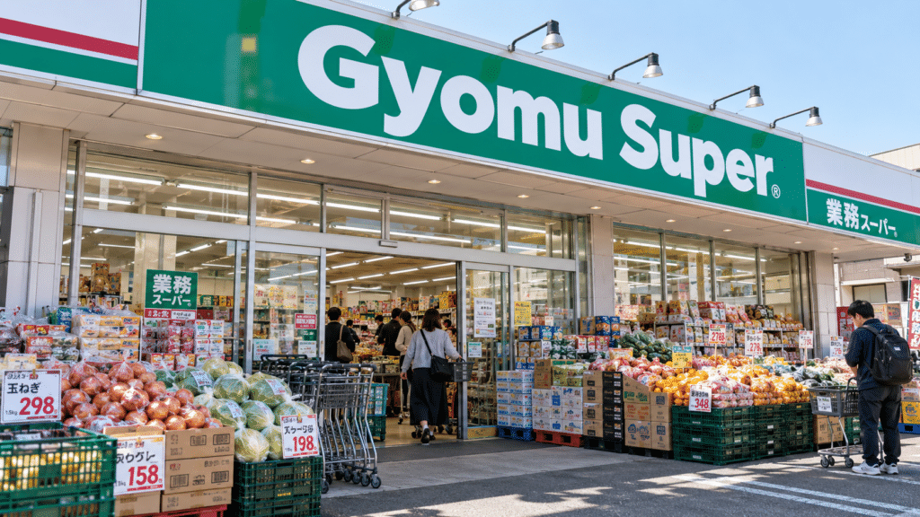 Gyomu Super budget supermarket in Japan