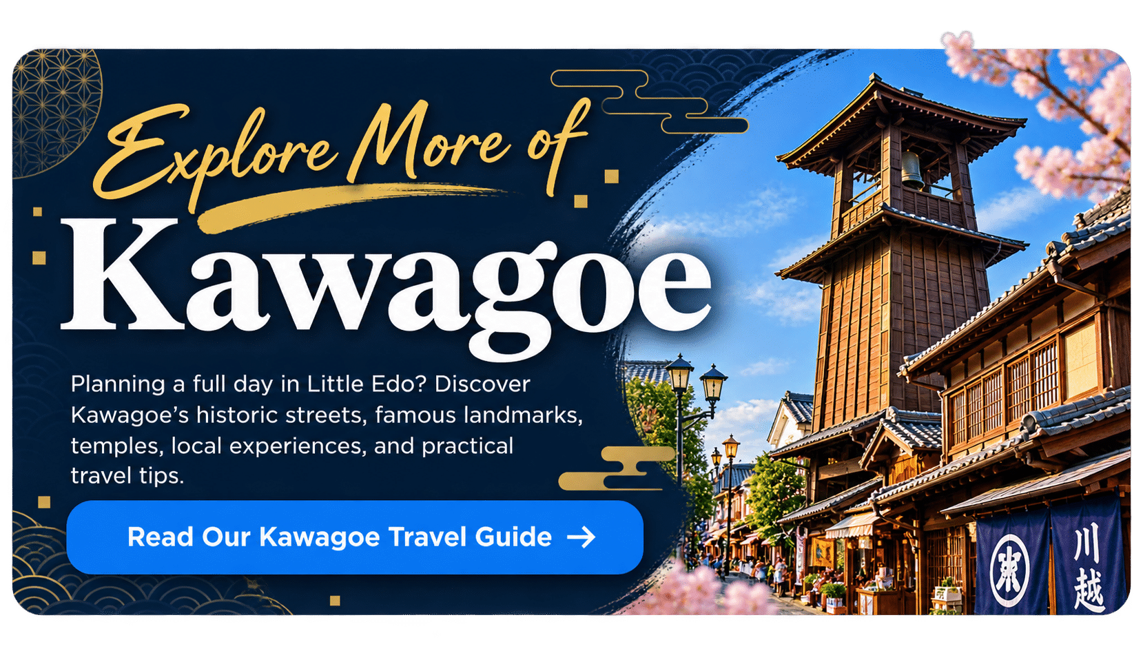 What to eat in Kawagoe and explore more with our Kawagoe Travel Guide