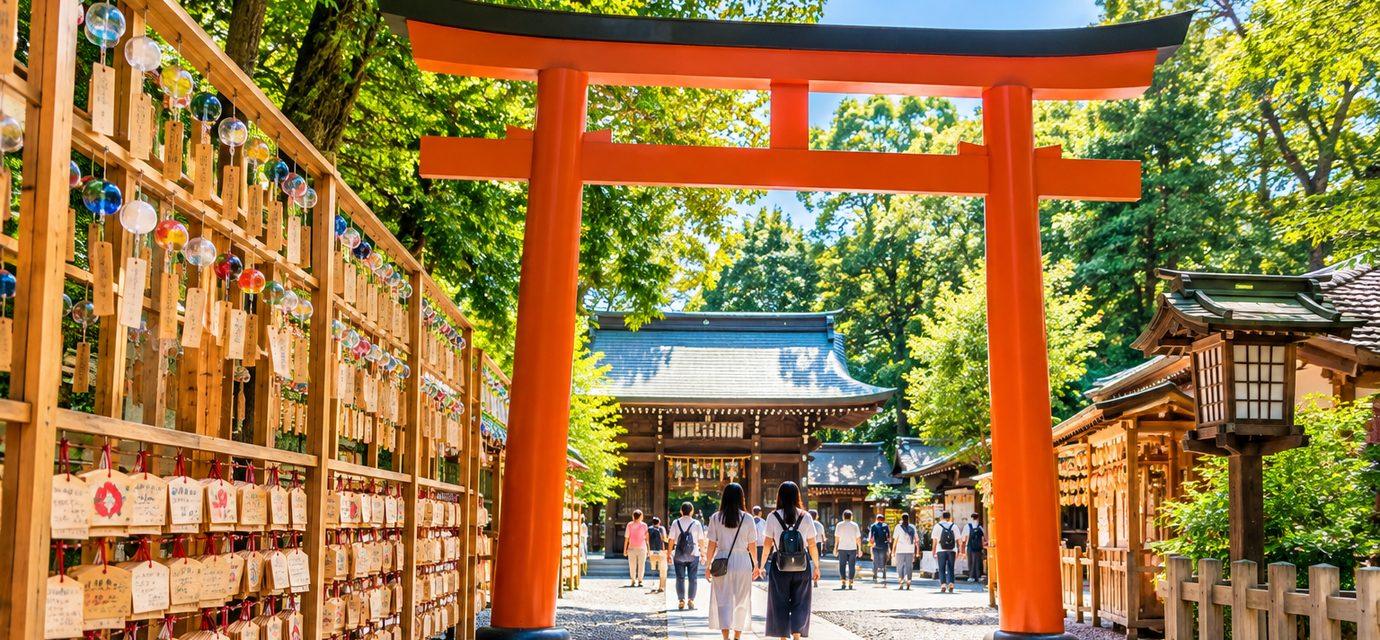 Kawagoe Hikawa Shrine in Saitama, Japan