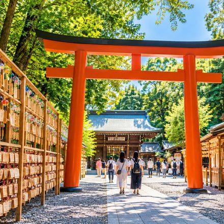 Kawagoe Hikawa Shrine in Saitama, Japan