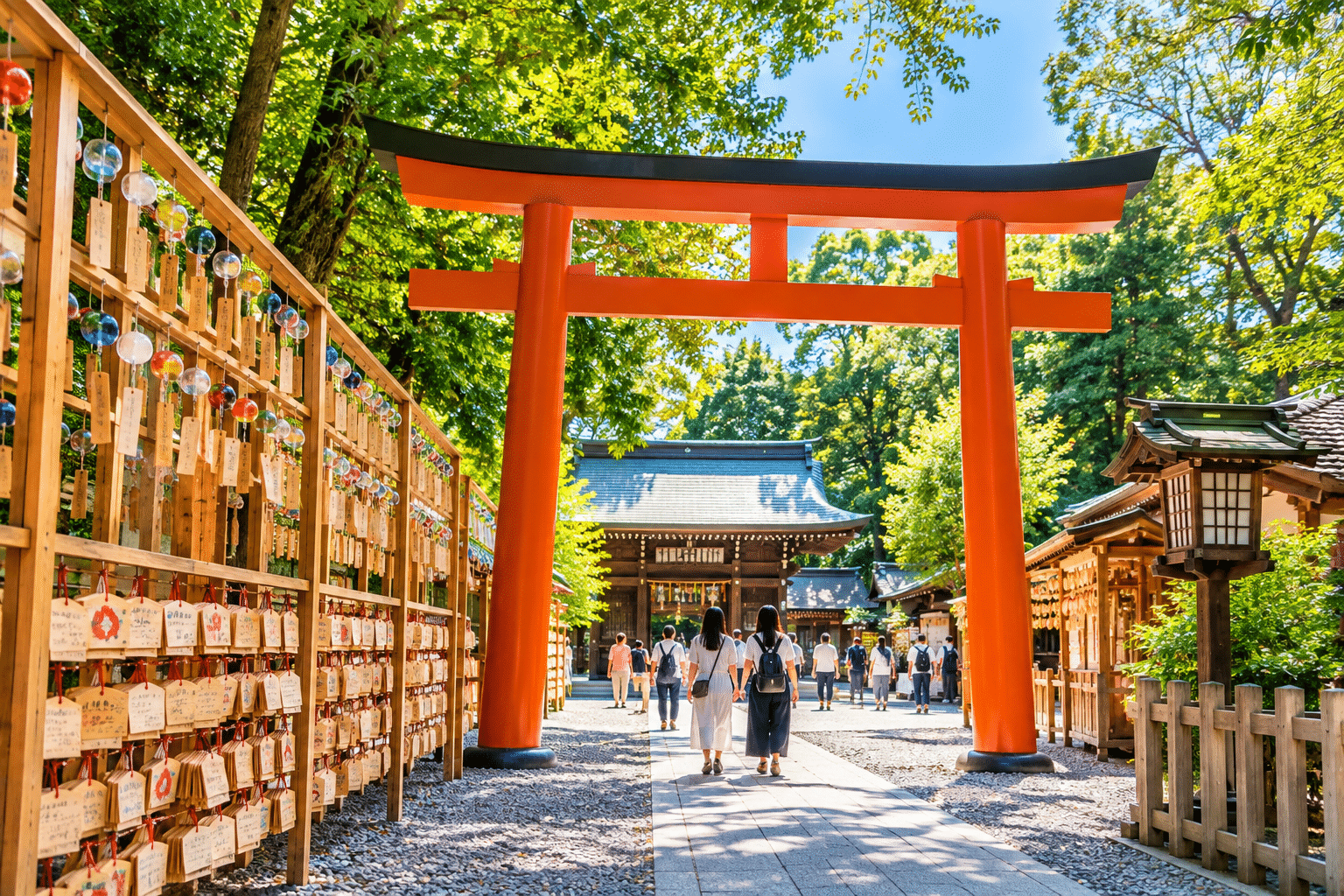 Kawagoe Hikawa Shrine in Saitama, Japan