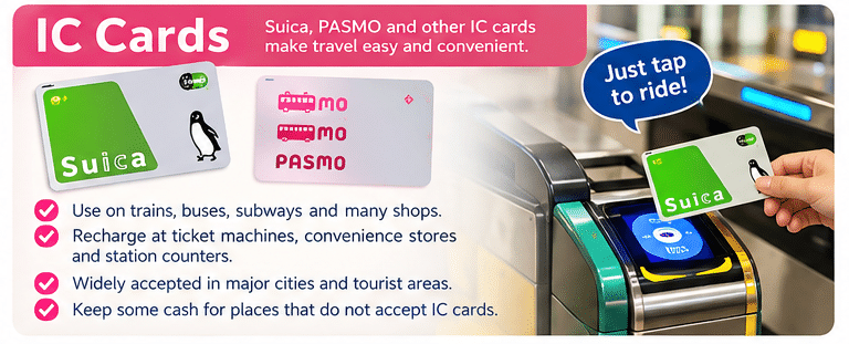 Transportation in Japan-Suica-Pasmo