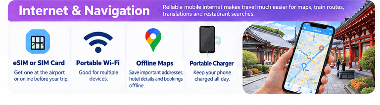 Japan internet and navigation