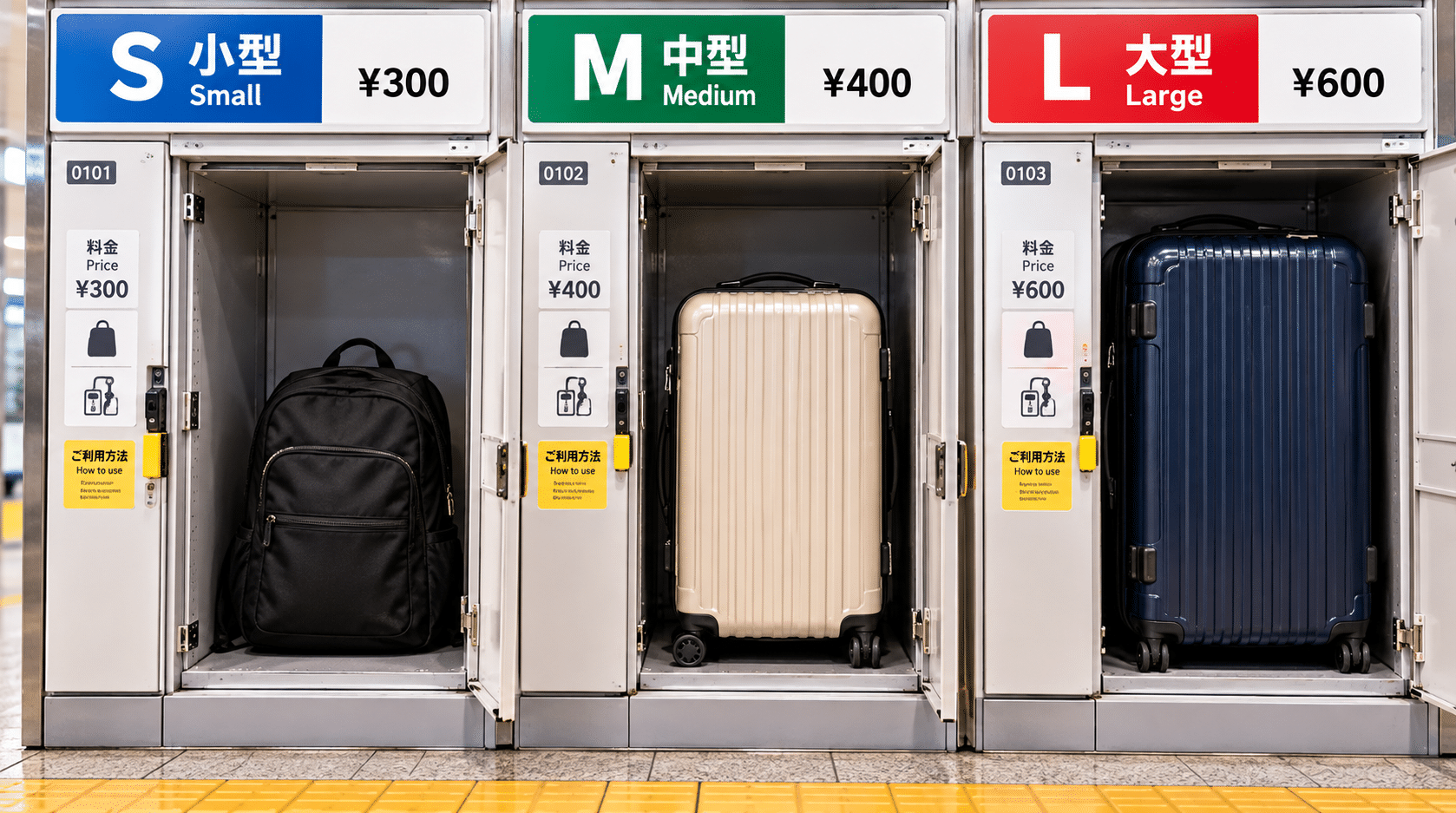 Coin Lockers in Japan