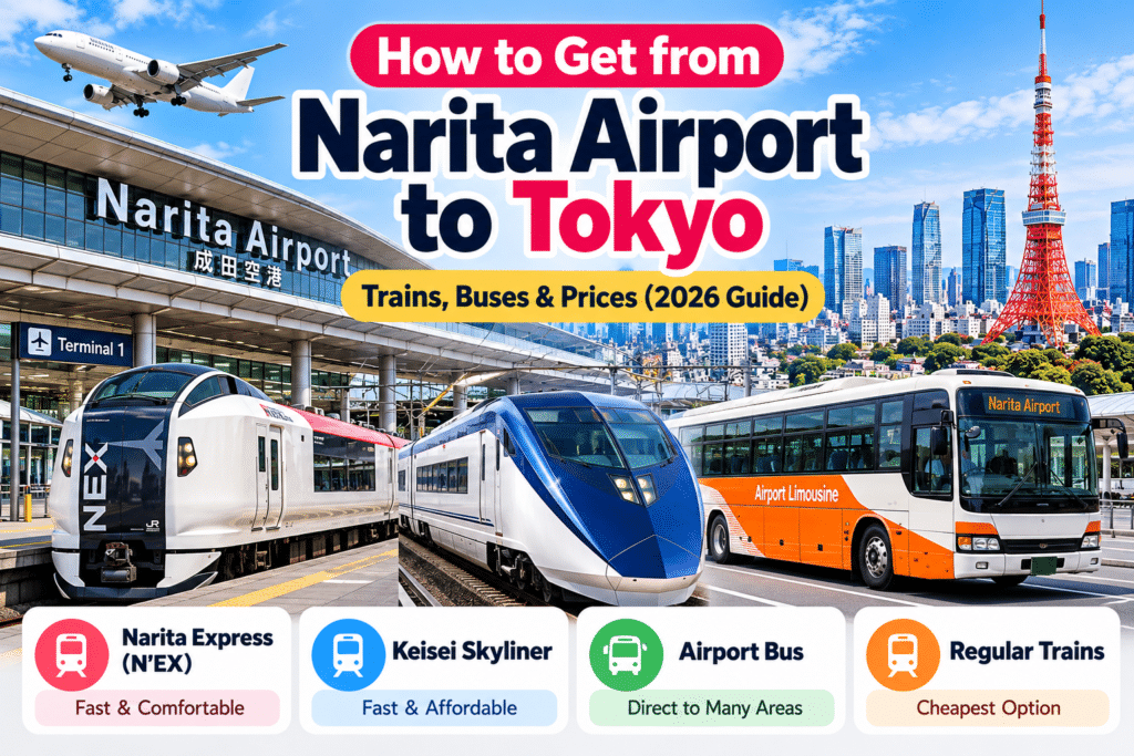 How to get from Narita Airport to Tokyo