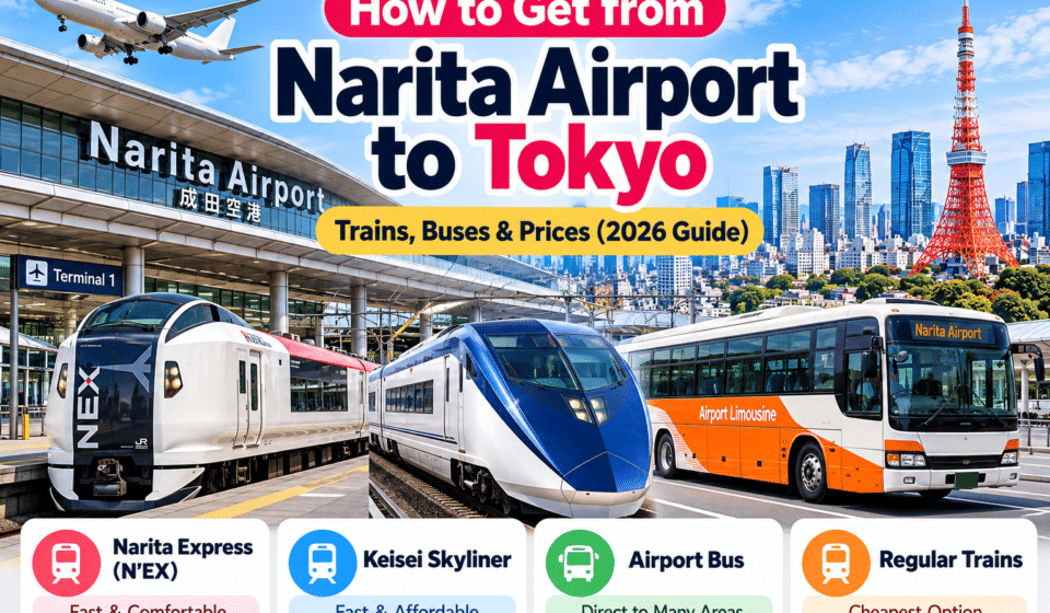 How to get from Narita Airport to Tokyo