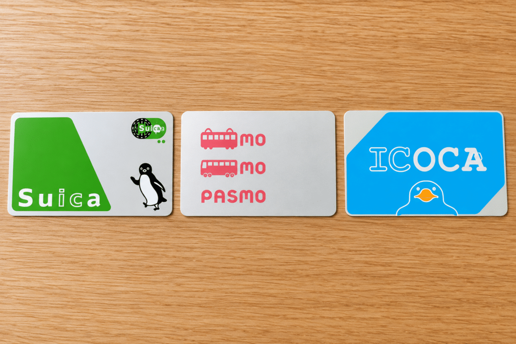 Suica vs Pasmo vs Icoca 