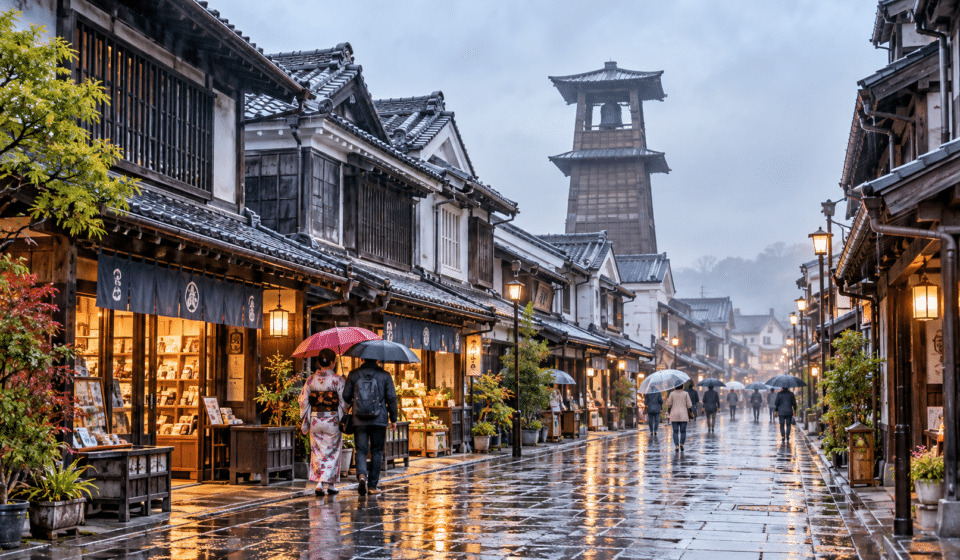 Kawagoe in the rain