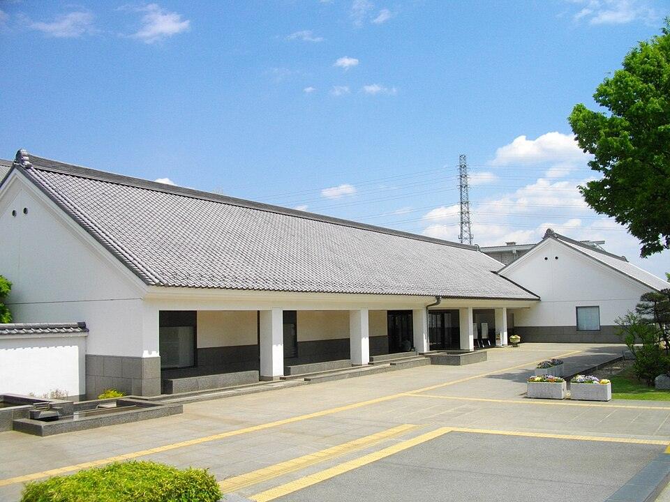 Exterior of Kawagoe City Museum with its tiled roof and entrance.