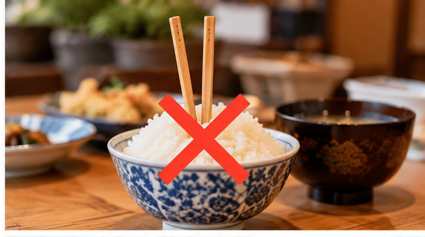 Use chopstick respectfully
