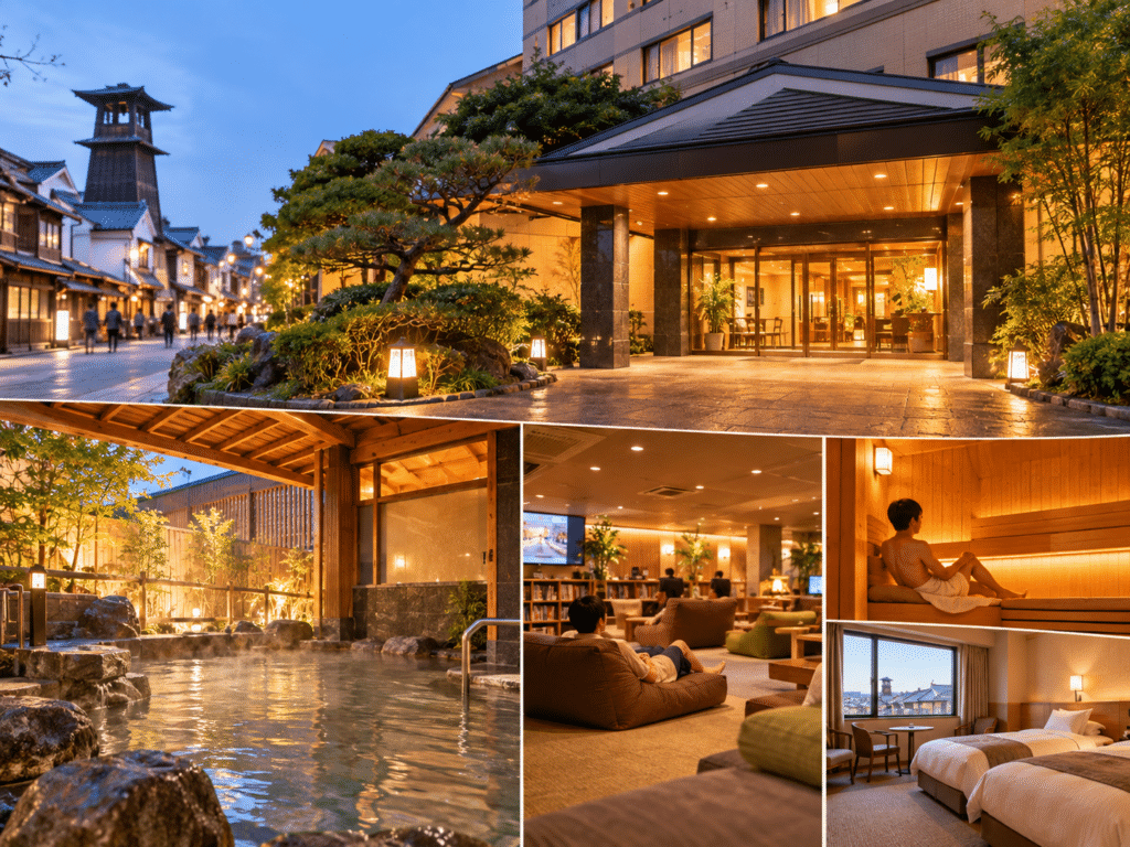 Kawagoe Yuyu land hotel Sanko bath and Sauna