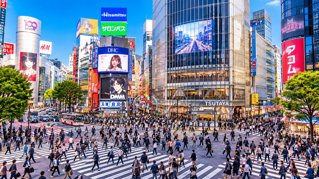 shibuya scrumble crossing
